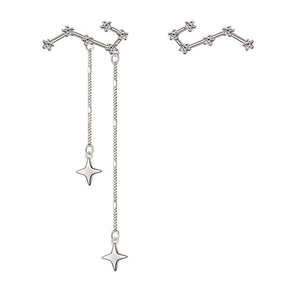 Constellations - Stars Drop Earrings | x1 Pair, Astrology | S925 Sterling Silver